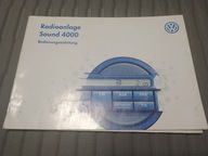 VW Volkswagen Sound 4000 LT - Instrukcja Obsługi Radia samochodowe 1998