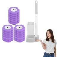 Szczotka Do WC z TikTOk Toalety Wymiennymi Wkładami 18x Higieniczna BIAŁA