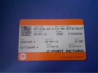 bilet kolejowy - kolekcjonerski - Anglia , Wielka Brytania - Nottingham