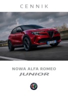 Alfa Romeo Junior prospekt cennik 10 2024 model 2025 polski