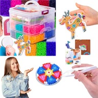 DUZY ZESTAW KORALIKI DO PRASOWANIA XXL KORALIKOW UKLADANKA SZABLONY 2D 3D