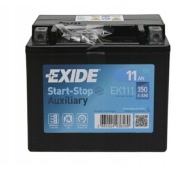 Exide akumulator 11Ah 150A L+ (AGM) EK111