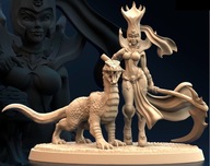 Female Vampire Lord Calista Wampirzyca Hrabina Pinup RPG Druk 3D NSFW