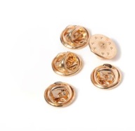 PINS broszka identyfikator Zapinka do przypinki złota motylek 5 szt.