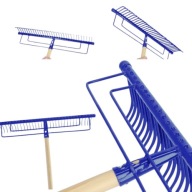 GRABIE METALOWE KADAX OGRODOWE DO LIŚCI DO TRAWY 32 ZĘBNE DREWNIANY TRZONEK