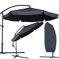 Parasol ogrodowy z wysięgnikiem JohnGreen 350x250 cm prostokątny regulowany