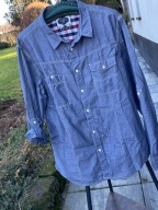 5 Koszula New Look popiel sport turystyka 2 kieszenie bawełna rozmiar XL