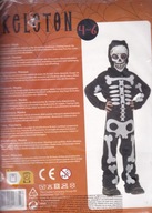 przebranie, stroj, szkieletor ,kosciotrup dla dziecka 4-6 lat