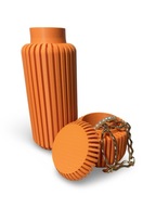 Zestaw Dekoracyjny Wazon na Suszki plus Pudełeczko Pomarańczowe Kwiaty LEGO