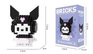 KLOCKI BRICKS FIGURKA KUROMI 151 ELEMENTÓW