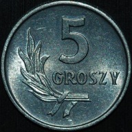 5 groszy 1970 - menniczy egzemplarz