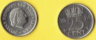 HOLANDIA 25 CENTS 1974 r.