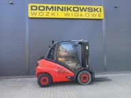 WÓZEK WIDŁOWY LINDE H45T 2008R. LPG TRIPLEX KABINA WYNAJEM SPRZEDAŻ SERWIS