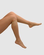 Podkolanówki z lycry - 10 par - beżowe jasne - rozmiar uniwersalny