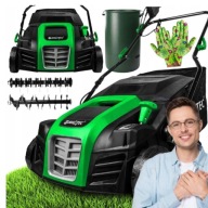 MOCNY AERATOR WERTYKULATOR ELEKTRYCZNY KOSZ 58L 3w1 2800W 40cm AREATOR