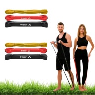 GUMY OPOROWE DO ĆWICZEŃ FITNESS – ZESTAW 3 SZTUK DO KOMPLEKSOWEGO TRENINGU