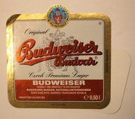 ETYKIETA - BUDWEISER - Budweiser Budvar Czech Premium Lager