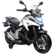 Motocykl elektryczny dla dzieci 12V, MP3, LED, USB kolor czerwony
