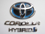 TOYOTA COROLLA E21 KOMBI EMBLEMAT ZNACZEK NAPIS LOGO KLAPY TYŁ HYBRID KPL.