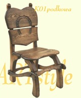 meble drewniane krzesła masywne i trwałe do ogrodu altany taras PROducent