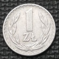 *P[0213] POLSKA 1 złoty 1976 Polska Rzeczpospolita Ludowa Orzeł (heraldyka)