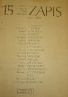 ZAPIS nr 15, poezja proza eseje 1980