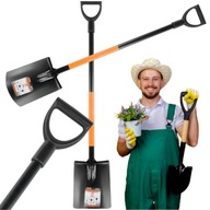 ŁOPATA SZPADEL METALOWA DO PRACY W OGRODZIE KOPANIA PIASKU ZIEMI SOLIDNA