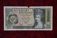 Banknot Austria 100 schilling 1969 rok 2-AUFLAGE !!!