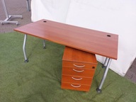 Biurko 180 X 90 calvados + kontenerek na kółkach /cargo