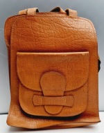 SKÓRZANA TOREBKA VINTAGE PRL.