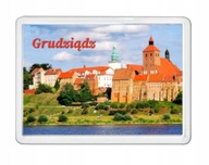 GRUDZIĄDZ magnes pamiątkowy na lodówkę akrylowy