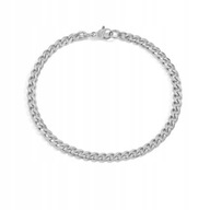 SREBRNY KOLOR KUBA BRANSOLETKA BRANZOLETKA branzoleta STAL 19cm 6mm