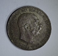 Austria, Franciszek Józef I, 1 Korona 1915r. Ag 36