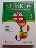 MultiKurs Multimedialny kurs 5 języków obcych książka + CD Tom 14 NOWA
