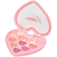 Paleta cieni do powiek oczu FAB Factory 12 kolorów serca