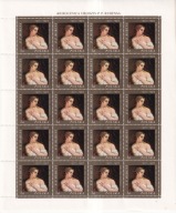 Polska 1977 ** fi.2350 arkusz cena 37,50 zł - Rubens