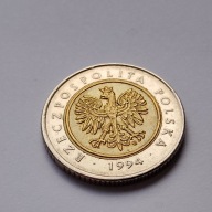 Moneta 5zł 1994 r. III RP, super stan z prywatnej kolekcji