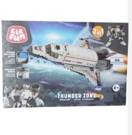 Klocki THUNDER ZONE SPACESHIP 2w1 356 elementów Elefun Statek/Robot 6+