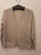 CLOSE TO MY HEVRT CASHMERE KASZMIR SWETER R.L/XL CARDIGAN NEPAL