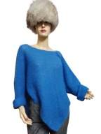 SWETER swobodny wełniany 36/38/40 oversize