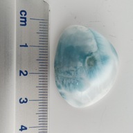 kamień kaboszon larimar dominikański 30x25 9gr