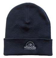 Ciepła czapka Beanie WOODPECKER GRIT | Recykling rPET | EKO unisex Navy