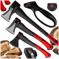 SIEKIERA ROZŁUPUJĄCA DO ŁUPANIA ZESTAW SIEKIER FIBERGLASS 3 SZT + OSTRZAŁKA