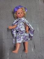 lalka PRL duża śpiąca