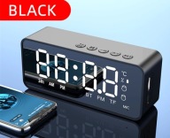 Budzik Radio z Głośnikiem Bluetooth, lustrzany wyświetlacz LED z portem USB