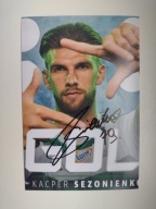 Zdjęcie 10x15 autograf Lechia Gdańsk sezon 2024/25 Gol Kacper Sezonienko