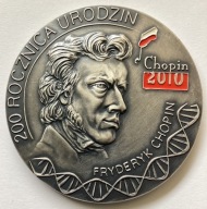 Medal 200 Rocznica Urodzin Fryderyka Chopina
