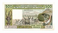 Afryka 500 Francs 1986r.CFA T-Togo