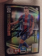 Karta panini autograf Piast Gliwice sezon 16/17 Bartosz Szeliga Gwiazda