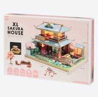 Miniaturowy domek DIY LED Sakura House XL Dźwięk ZRÓB TO SAM